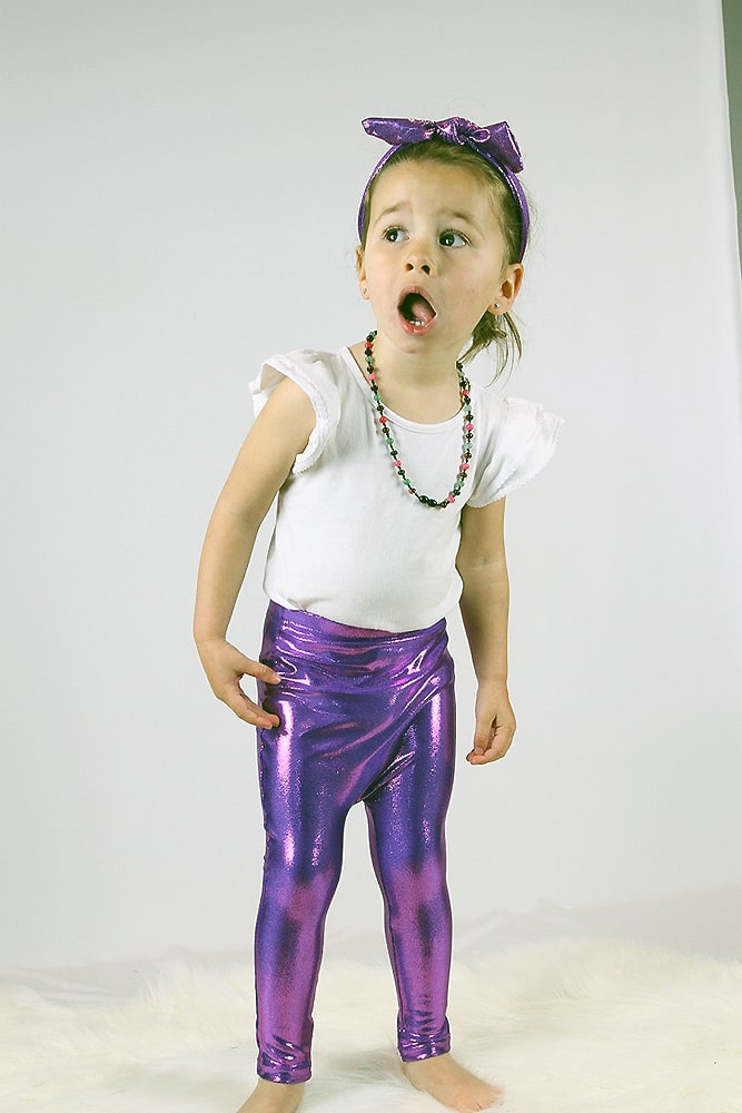 Nike Babies' Dri-fit Printed Leggings Set Toddler Set In Purple | ModeSens