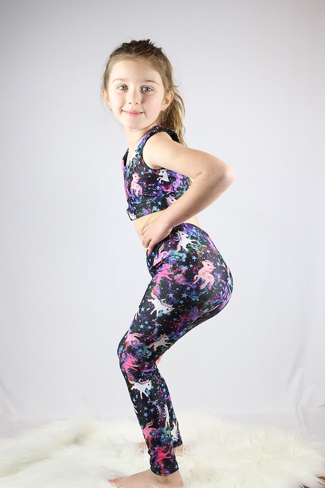 Dunnes Stores | Lilac Printed Leggings (2-10 years)