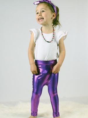 Purple Sparkle Leggings/Tights